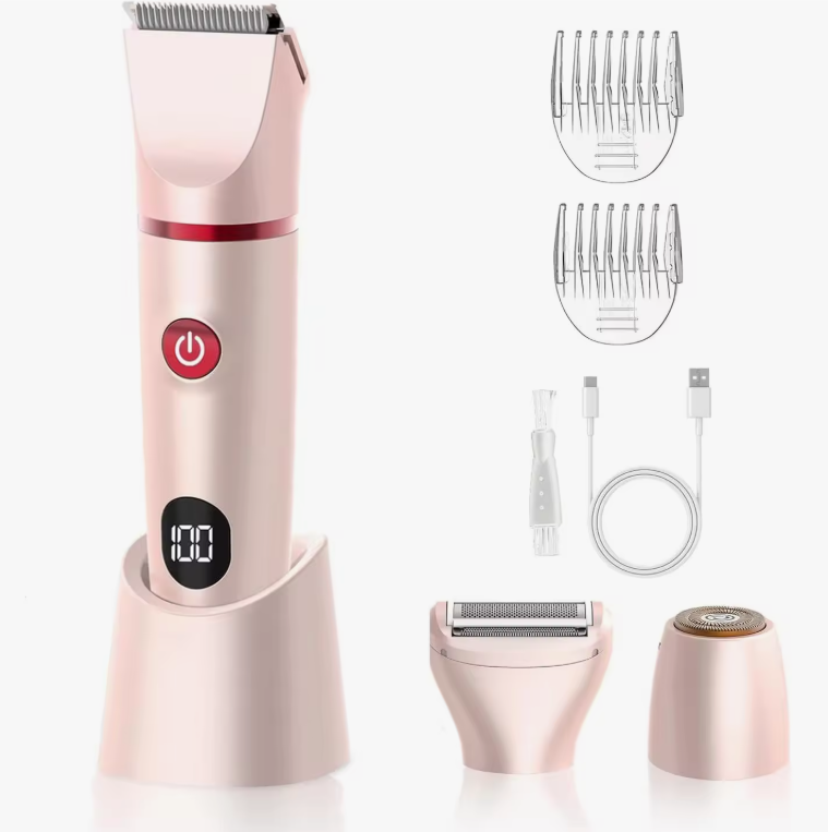 Women's 3-in-1 bikini trimmer, lightweight and IPX7 waterproof