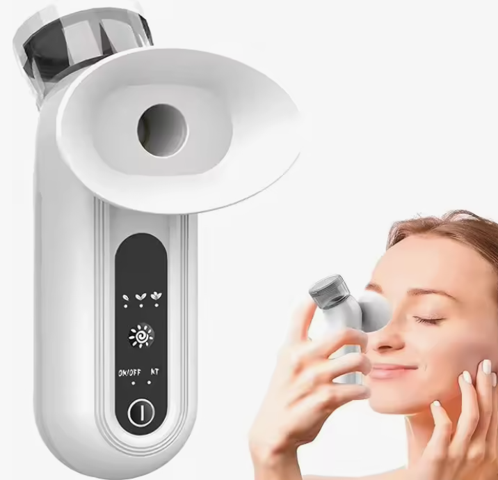 Dispositivo recargable de vapor para ojos, para hidratación y limpieza