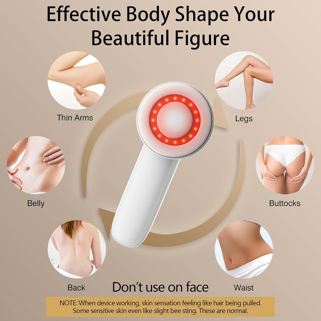 Body sculpting machine, cordless cellulite massager