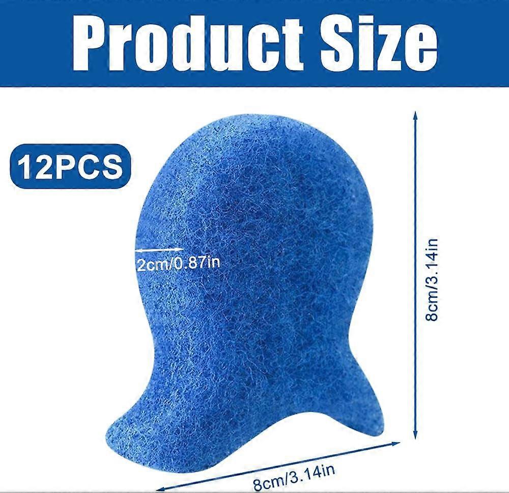 12 pièces détache-poils pour animaux de compagnie pour lessive, attrape-poils réutilisable pour chat et chien, détache-poils pour machine à laver
