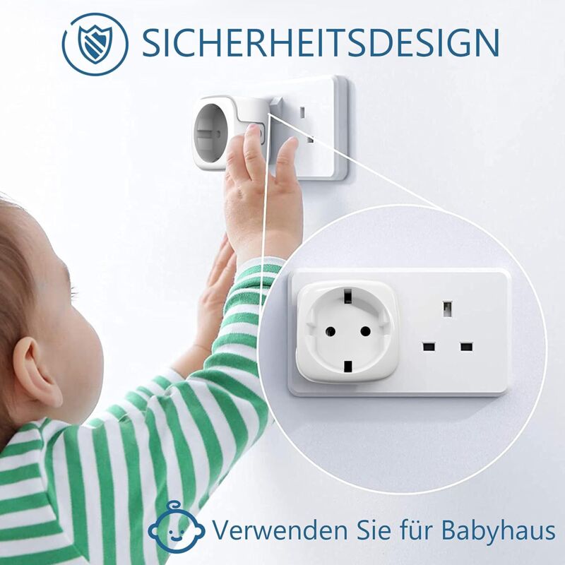 Prise connectée WiFi lot de 2 – Compatible avec Alexa et Google Home – Contrôle à distance et vocal – Minuterie et suivi de consommation d’énergie