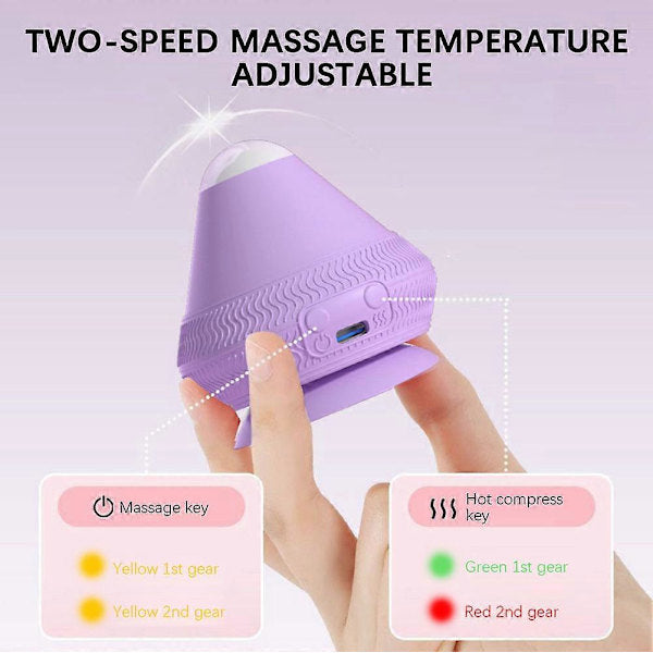 Mountable Electric Massage Ball with Suction Cup – Back & Shoulder Massage Ball for Pain Relief