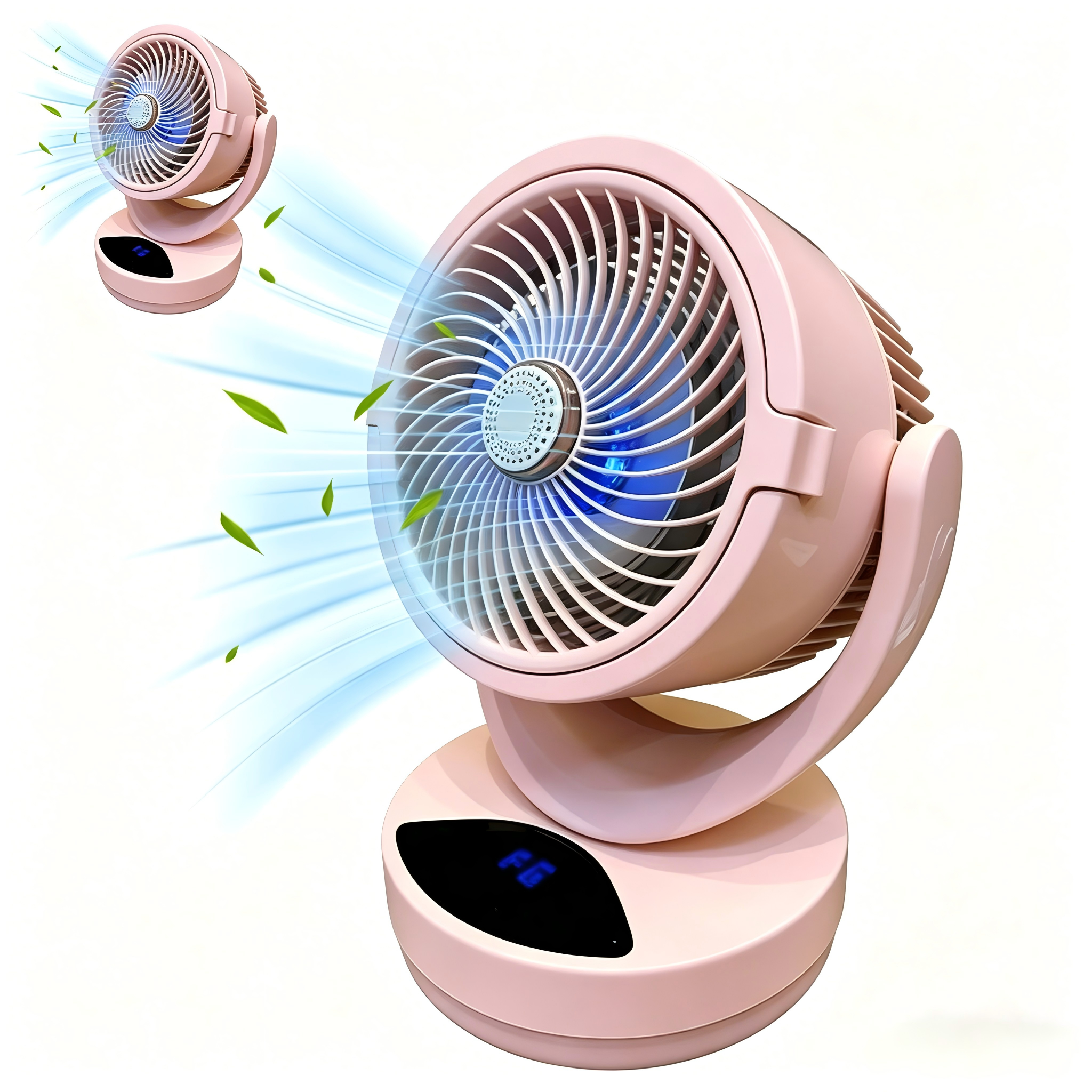 2026 Ny USB-køleventilator, bærbar isfordampningsluftkøler med aromaterapi