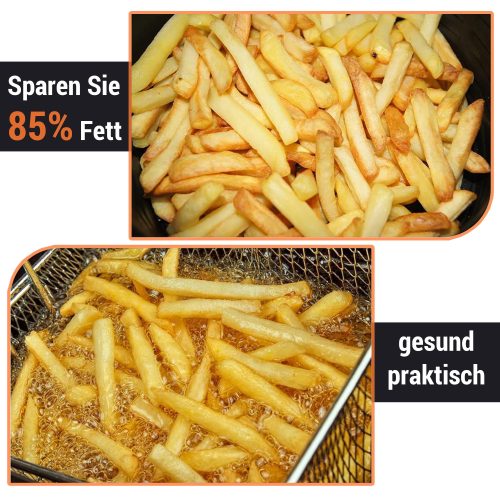 Friteuse à air chaud XXL 12 L, four multifonction avec accessoires, cuisson friture & grill facile, chauffage uniforme, 12 programmes, nettoyage simple