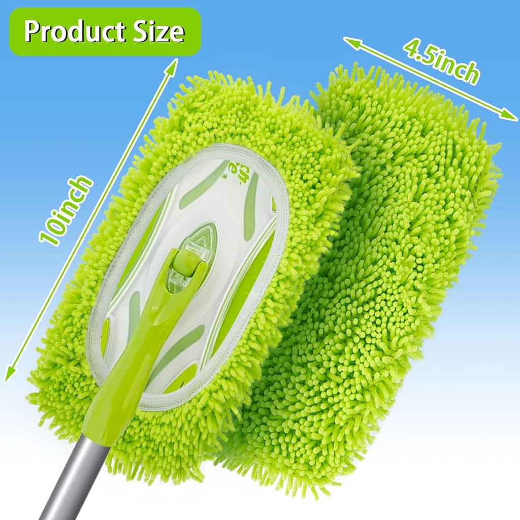 Paños de mop de microfibra reutilizables para mops húmedos, compatibles con mop Swiffer Sweeper, mops de repuesto para limpieza de suelos de madera dura