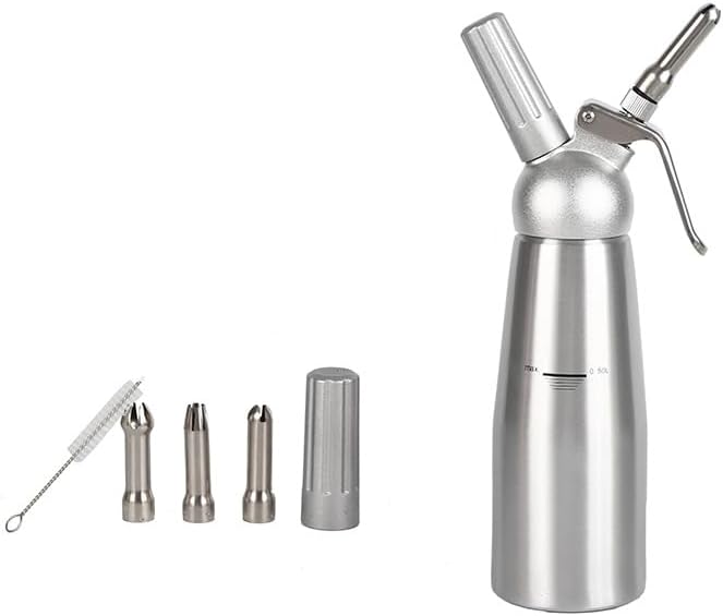 304 Stainless Steel Cream Whisk and Frother – The Perfect Companion for Coffee and Desserts (17 oz )