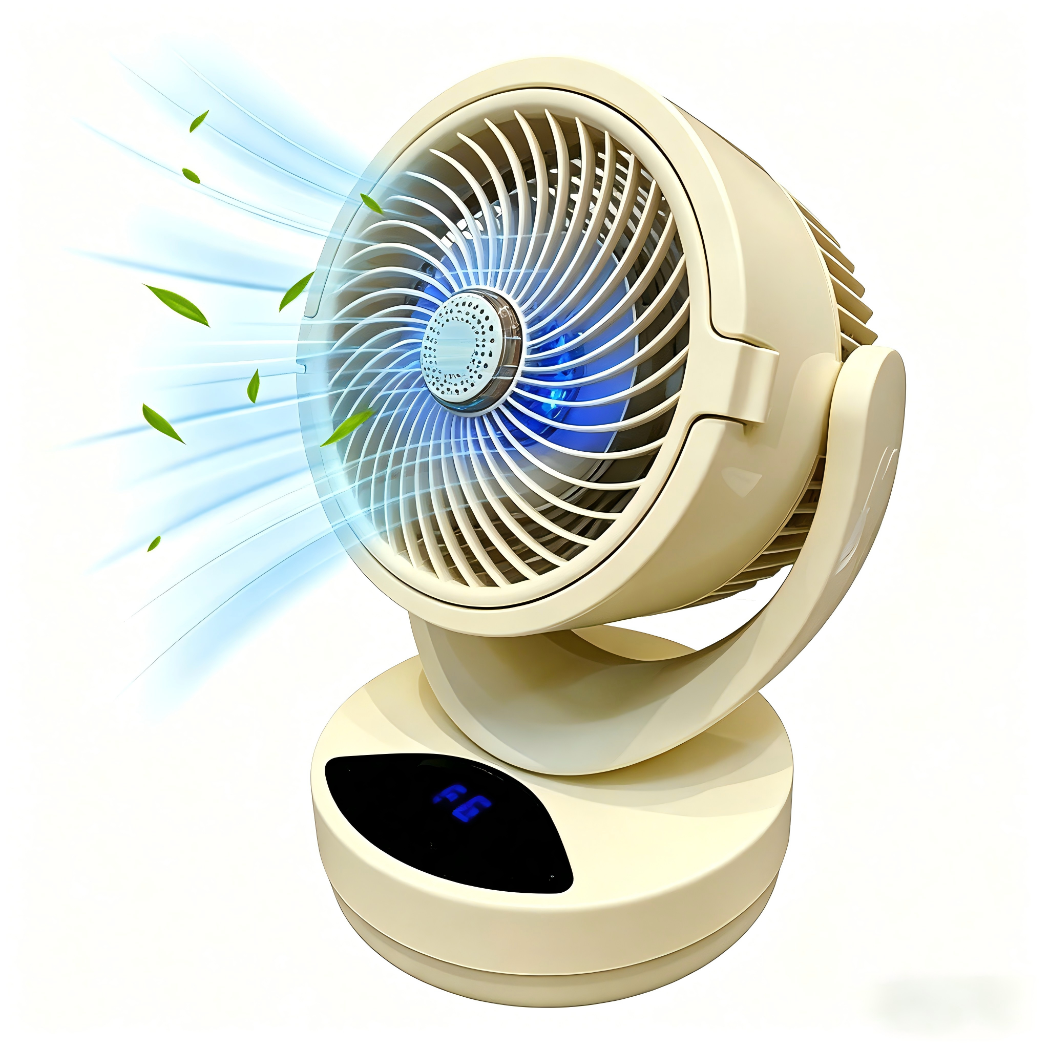 2026 Ny USB-køleventilator, bærbar isfordampningsluftkøler med aromaterapi