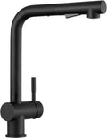 Grifo de cocina extraíble negro, grifo para fregadero de cocina, grifo para fregadero con 2 modos de rociado.