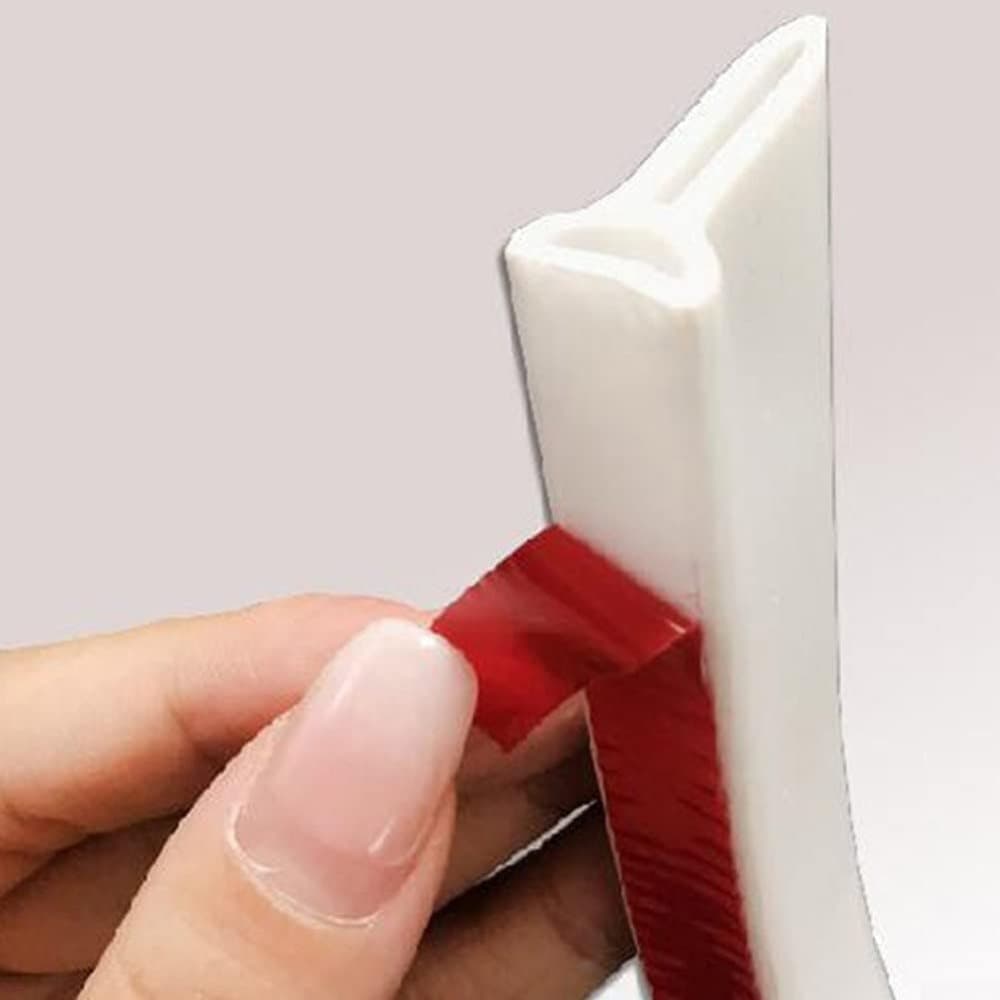 Shower Threshold Water Barrier – Self-Adhesive Shower Seal Strip with Water Stopper & Retainer Strip – 2M