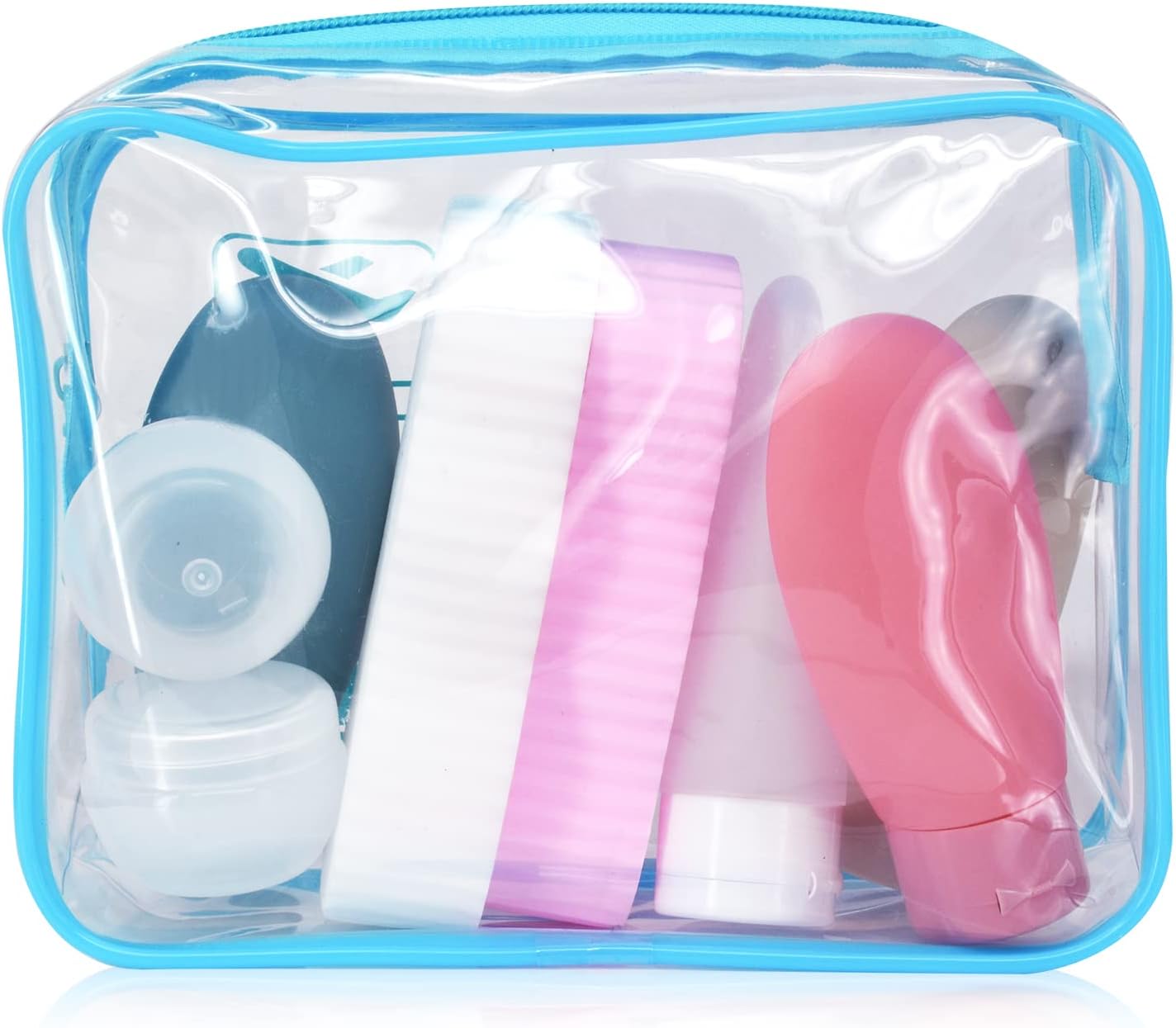 Sac à voyage transparent pour toilette et hygiène (certifié TSA)
