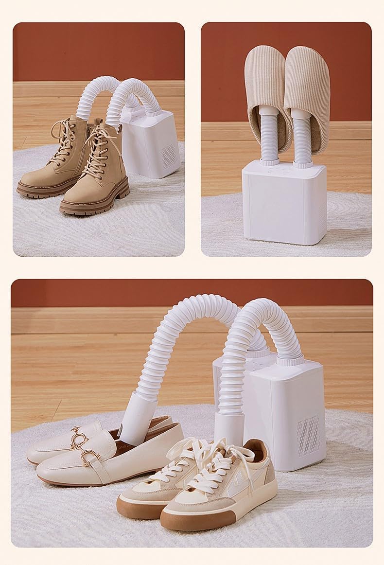 Electric Boot Dryer – Portable Shoe Dryer with Timer and Heat Blower – Fast Drying – Glove Dryer and Boot Warmer for Sweaty Shoes