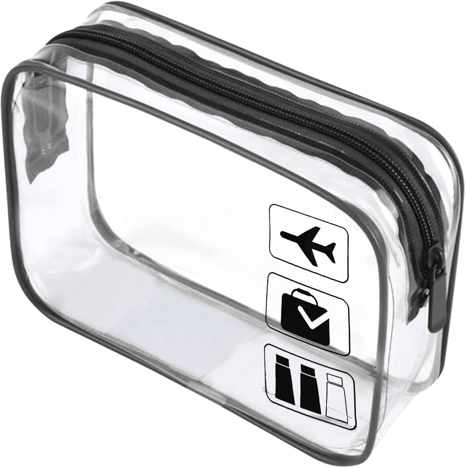 Sac à voyage transparent pour toilette et hygiène (certifié TSA)

