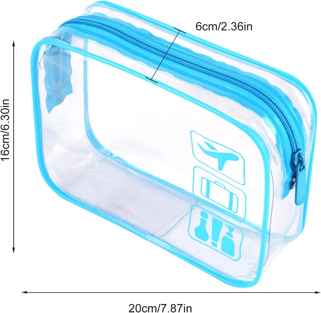Sac à voyage transparent pour toilette et hygiène (certifié TSA)
