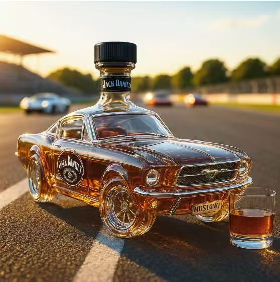 Glass Whiskey Decanter – Designed as a Small Car