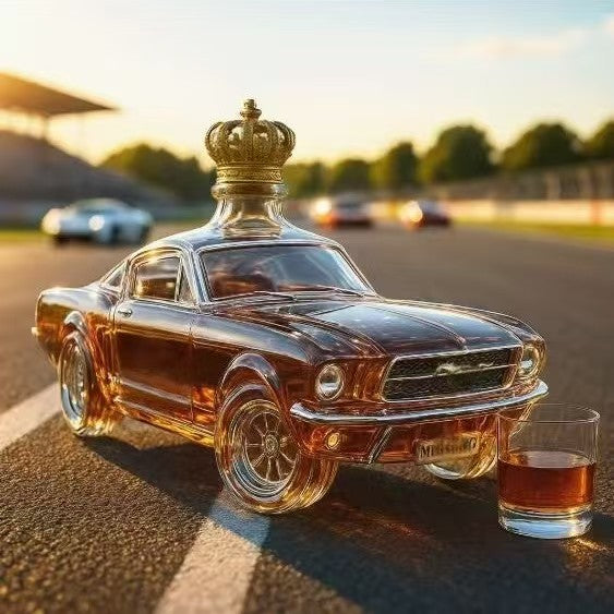 Glass Whiskey Decanter – Designed as a Small Car