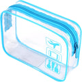 Sac à voyage transparent pour toilette et hygiène (certifié TSA)

