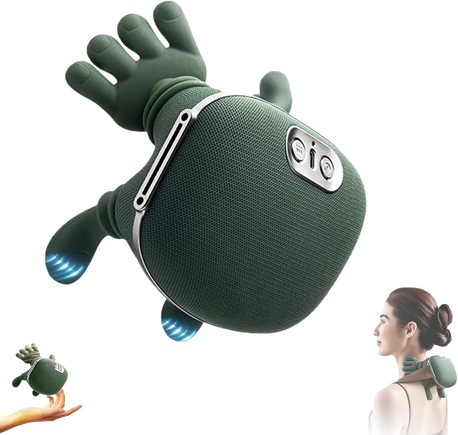 Massage des épaules, massage Shiatsu du dos et de la nuque, massage chauffant de la nuque et des épaules, coussin de massage pour la nuque et les épaules.