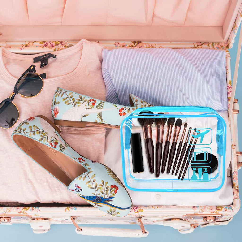 Sac à voyage transparent pour toilette et hygiène (certifié TSA)
