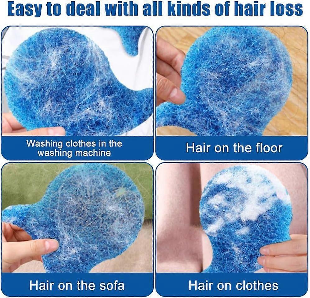 12 pièces détache-poils pour animaux de compagnie pour lessive, attrape-poils réutilisable pour chat et chien, détache-poils pour machine à laver