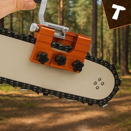 Manual Chain Sharpener – Handheld Chain Sharpener for Chainsaw, with Grinding Heads