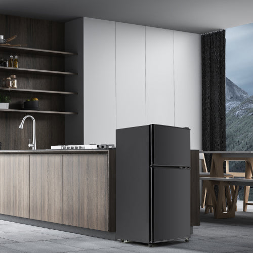 Réfrigérateur-congélateur 2 portes 60L, H 86,8 cm, Classe énergétique E, Dégivrage manuel, Réfrigérateur compact