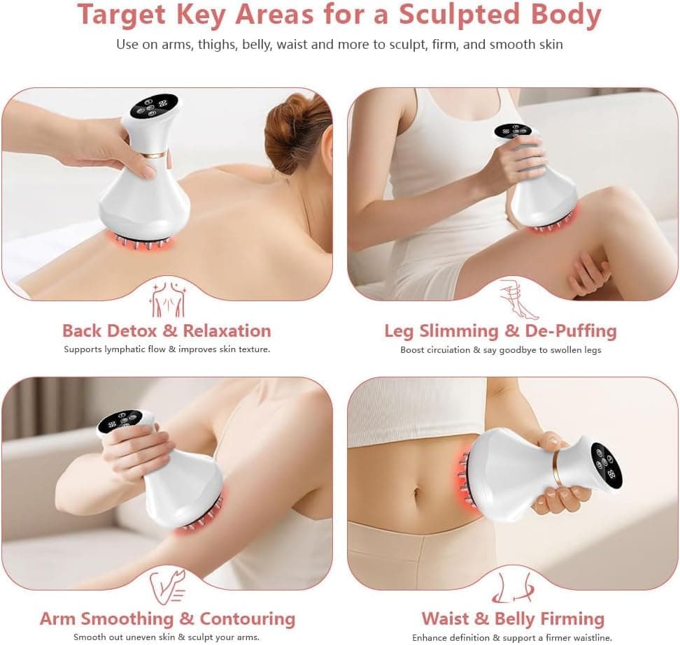 Masseur de drainage lymphatique – Massage des tissus profonds pour le corps et la cellulite