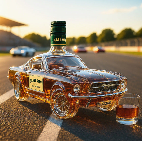 Glass Whiskey Decanter – Designed as a Small Car