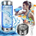 Bouteille d'eau à hydrogène double mode Premium, générateur d'hydrogène portable, bouteille d'eau ionisée de 550 ml (1800 PPB), idéale pour le bureau, les voyages et l'entraînement quotidien