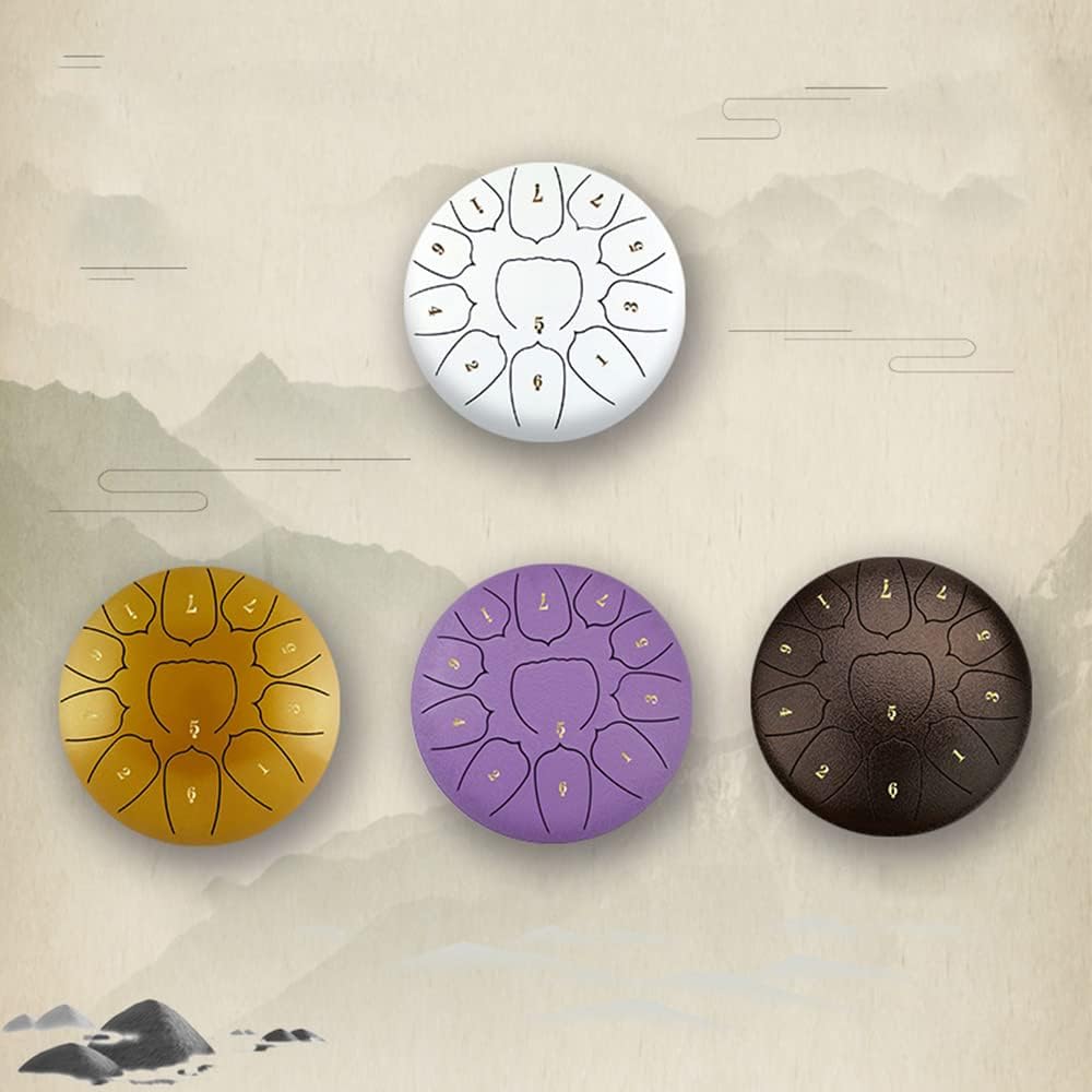 15 cm (6 inches) Steel Tongue Drum, Musical Instrument