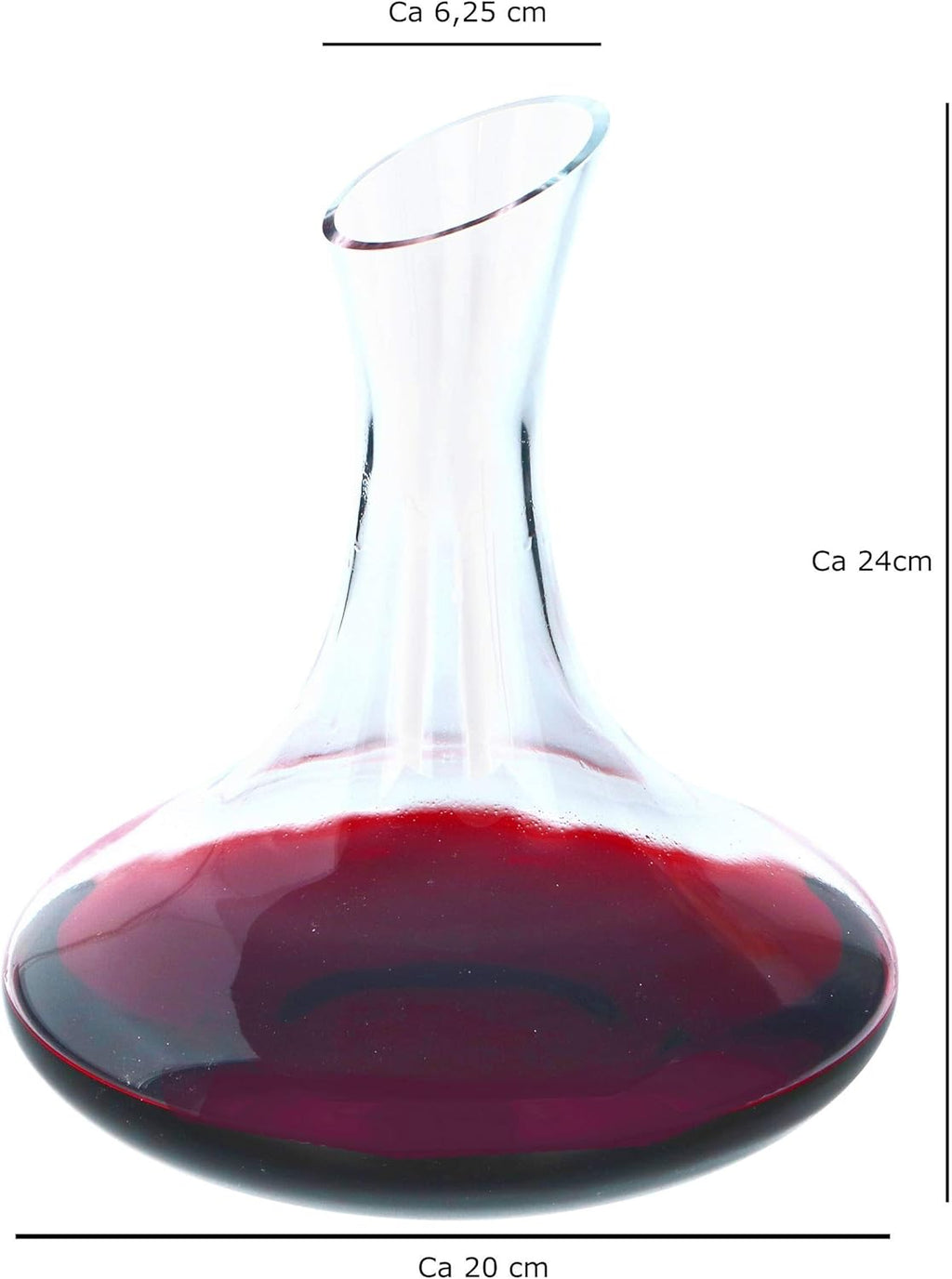 Wine Bottle - Premium Glass Decanter - Twist-Around, 1.5 Litre