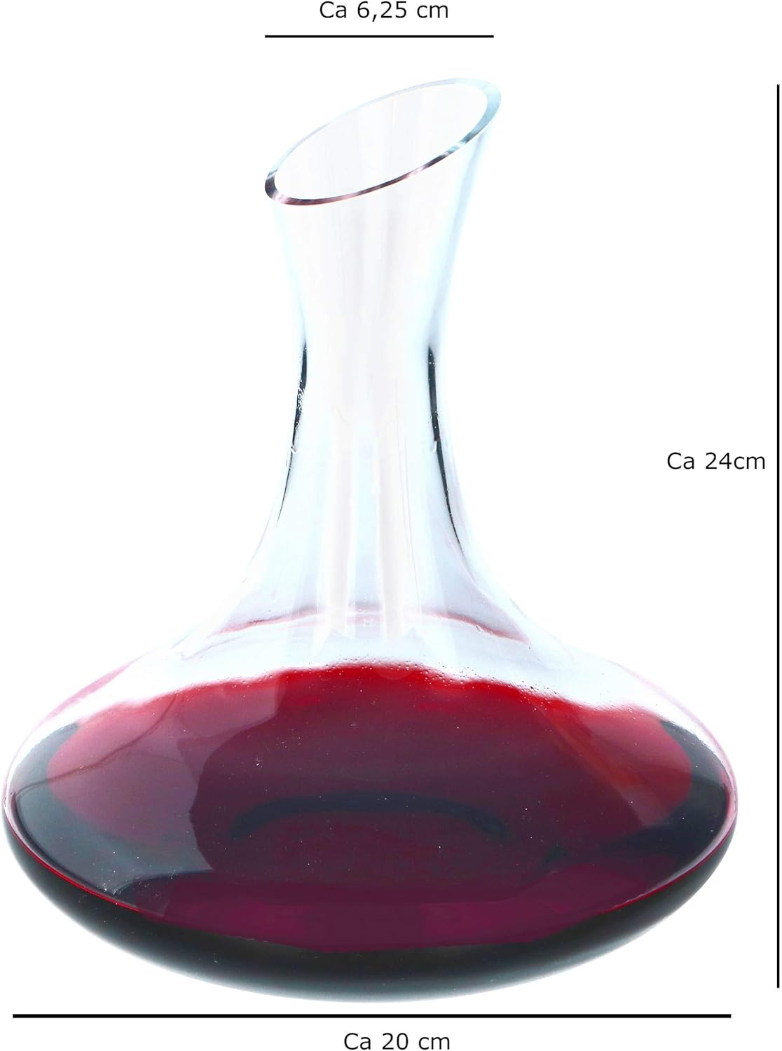 Wine Bottle - Premium Glass Decanter - Twist-Around, 1.5 Litre
