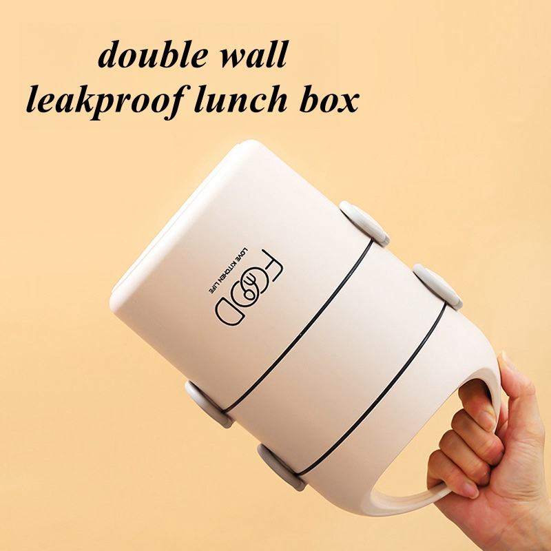 Insulated Lunch Box, 2.5 Liters ¡ª Portable, Three-Layer, Leak-Proof, Multifunctional, High-Capacity Lunch Container
