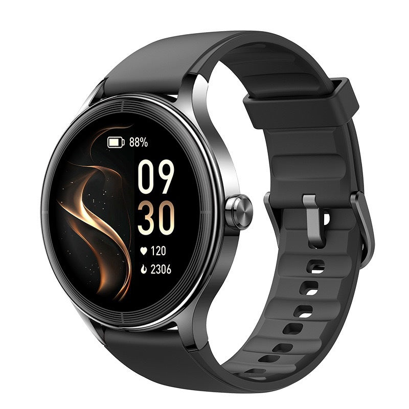 Smartklocka för kvinnor, kompatibel med Android- och iOS-telefoner, med funktioner för att svara och ringa samtal, aktivitetsmätare, puls- och sömnmätare, stöd för 100 sportaktiviteter och vattentålighet enligt IP68.
