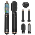 5-i-1 hårtørrer børste, hårtørringsbørste, Air Curler, Air Curling Wrap Styler, aftagelig varmluftbørste, negativ ion tørrebørste, 1000 Watt effekt