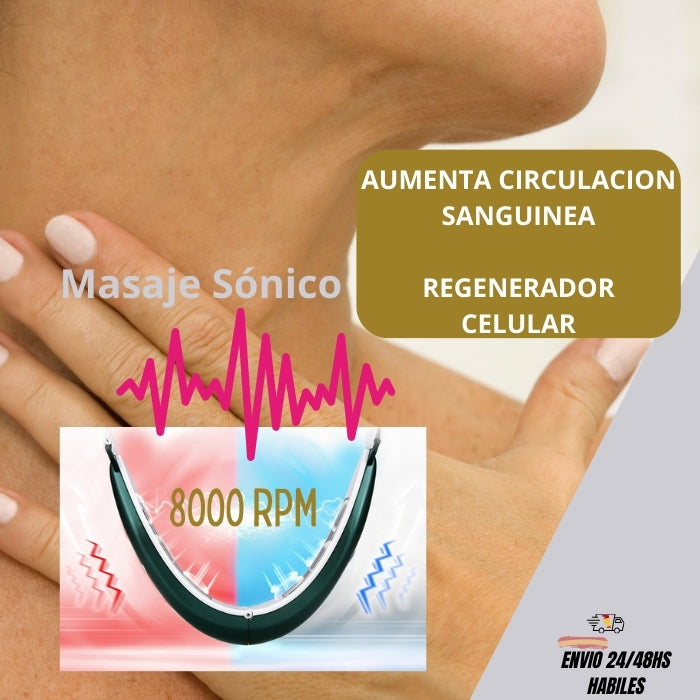 Dispositivo de modelado de barbilla, dispositivo de lifting y reafirmación facial, masajeador de cuello con terapia de luz LED