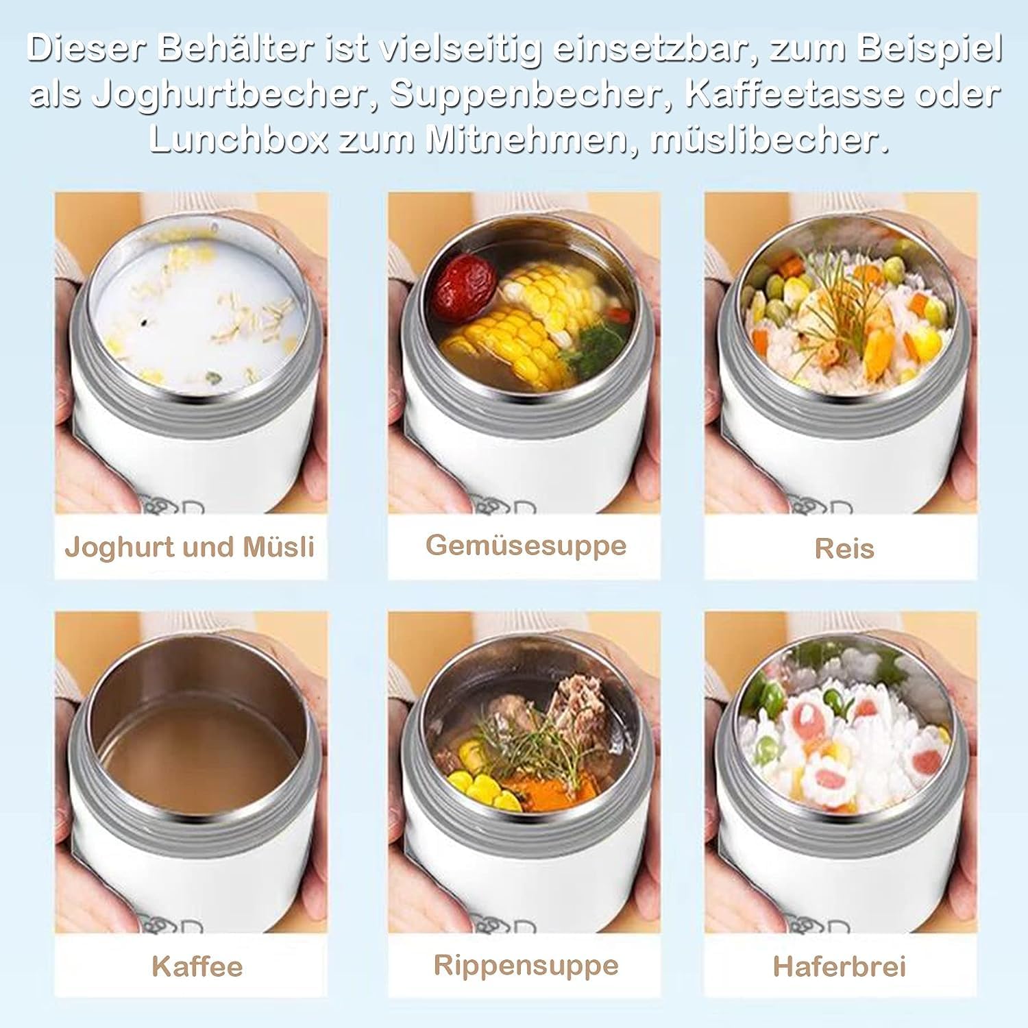 Insulated Lunch Box, 2.5 Liters ¡ª Portable, Three-Layer, Leak-Proof, Multifunctional, High-Capacity Lunch Container