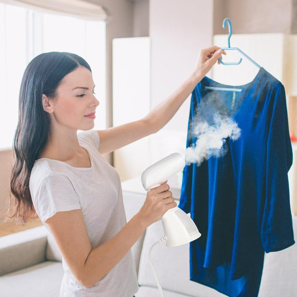 1500W Portable Garment Steamer, Heats Up Fast in 15s, 300ml Removable Tank, Compact and Portable for Travel, Home and Office.