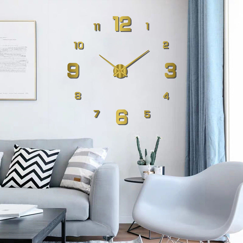 Silent DIY Wall Clock ¡ª Suitable for Living Room, Office, and Home Decor ¡ª Modern-Style Acrylic Wall Clock. (Battery not included)