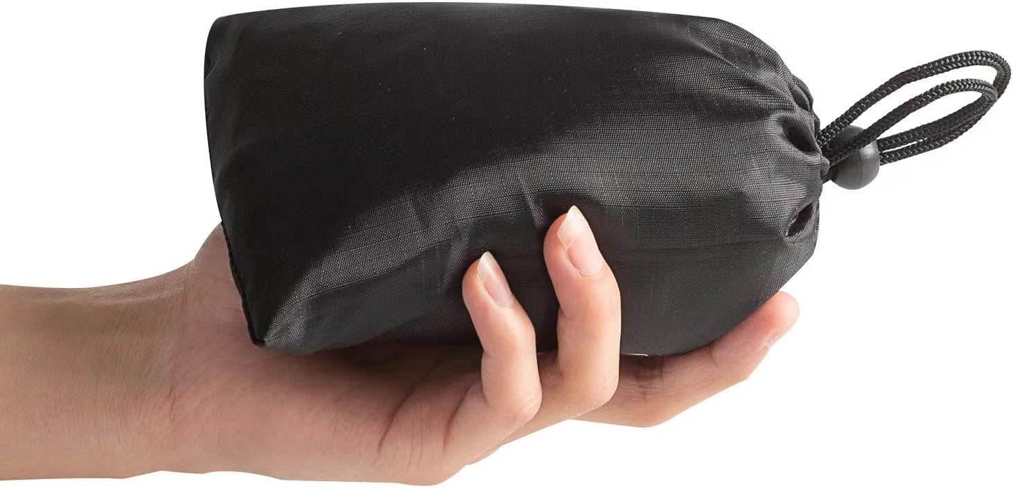 Oreiller de voyage gonflable - 100% velours avec maintien de la tête (GRIs)