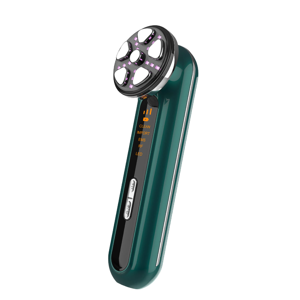 Microcurrent Facial Beauty Device, Face Lifting Machine, Neck Skin Massager, Firming LED Light Therapy, Vibration Rejuvenation Beauty Tool