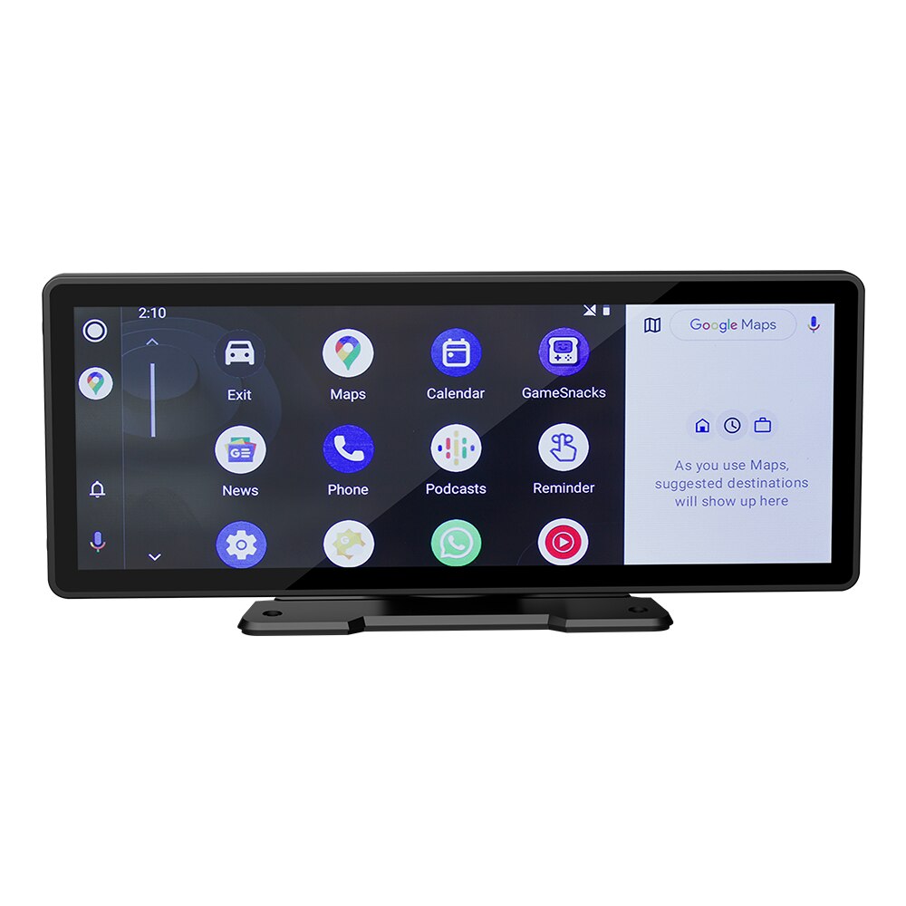 Reproductor multimedia de radio de coche de pantalla universal de 10.26” WIFI, pantalla inalámbrica Carplay para Apple o Android