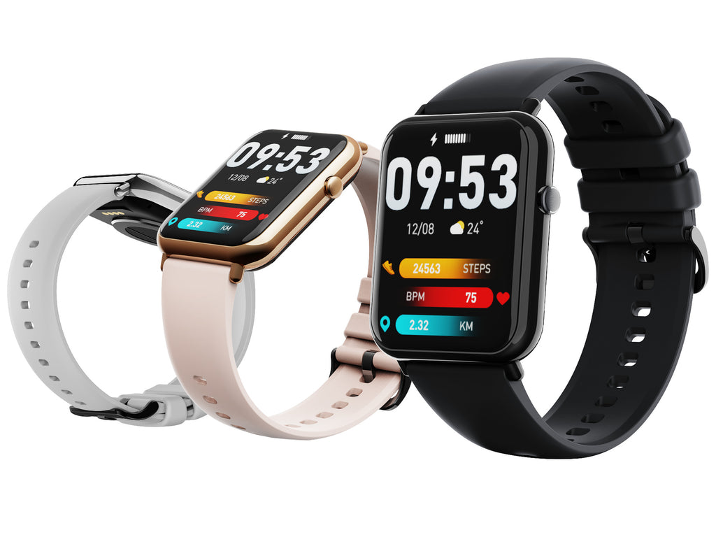 Fitness Smart Watch for Men & Women – Full HD Touch Screen, IP67 Waterproof, Compatible with Android & iOS