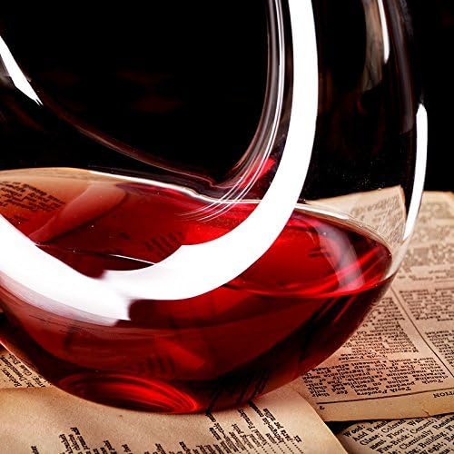 Wine Decanter, Lead-Free Crystal Red Wine Decanter, Wine Gift (1200 ml)