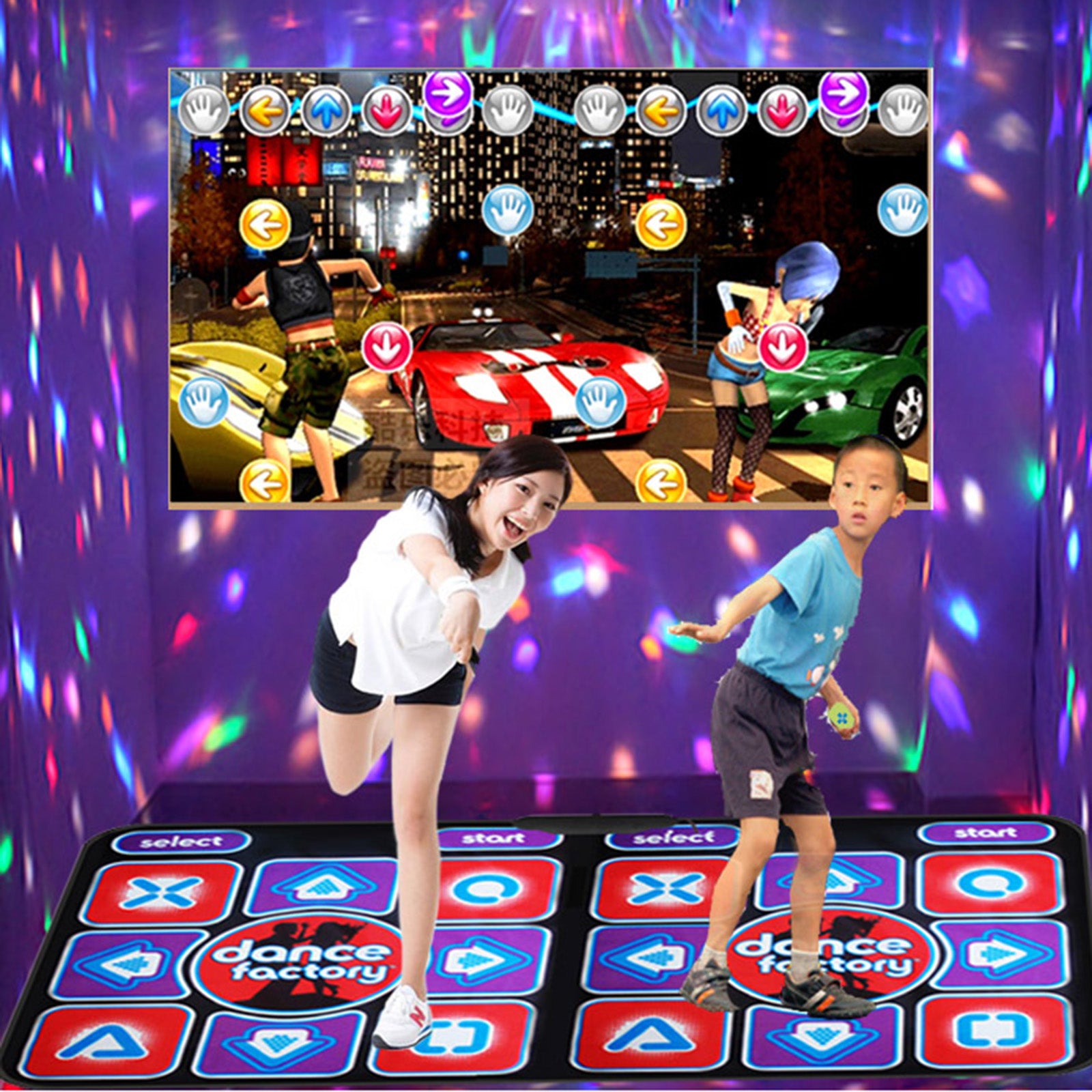 Tapis de danse avec télécommande pour PC et TV – Jeux et fitness à domicile pour enfants et adultes