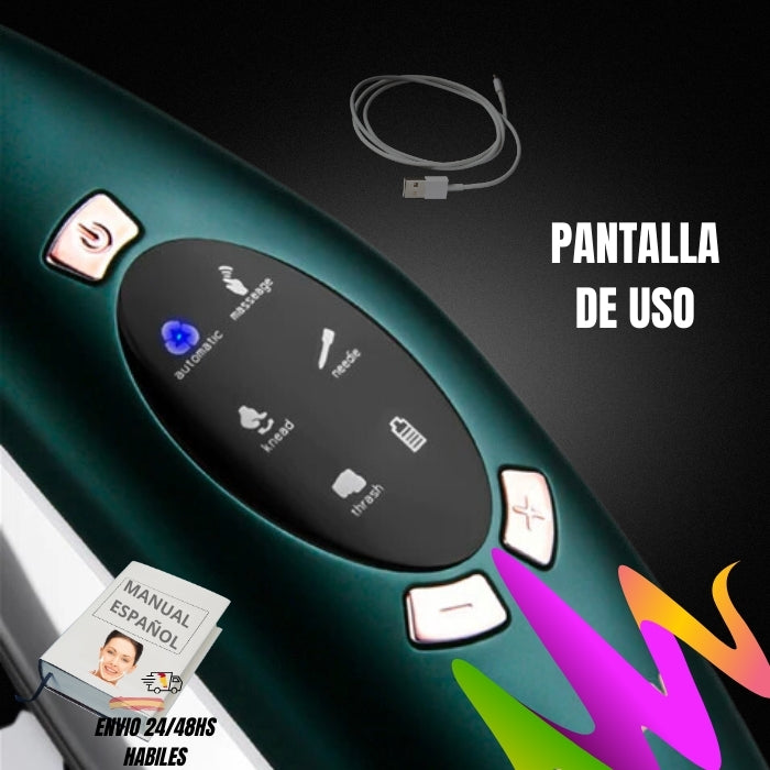 Dispositivo de modelado de barbilla, dispositivo de lifting y reafirmación facial, masajeador de cuello con terapia de luz LED