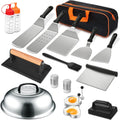 Ensemble de 18 accessoires pour barbecue, kit d'accessoires pour plancha pour Blackstone et Camp Chef