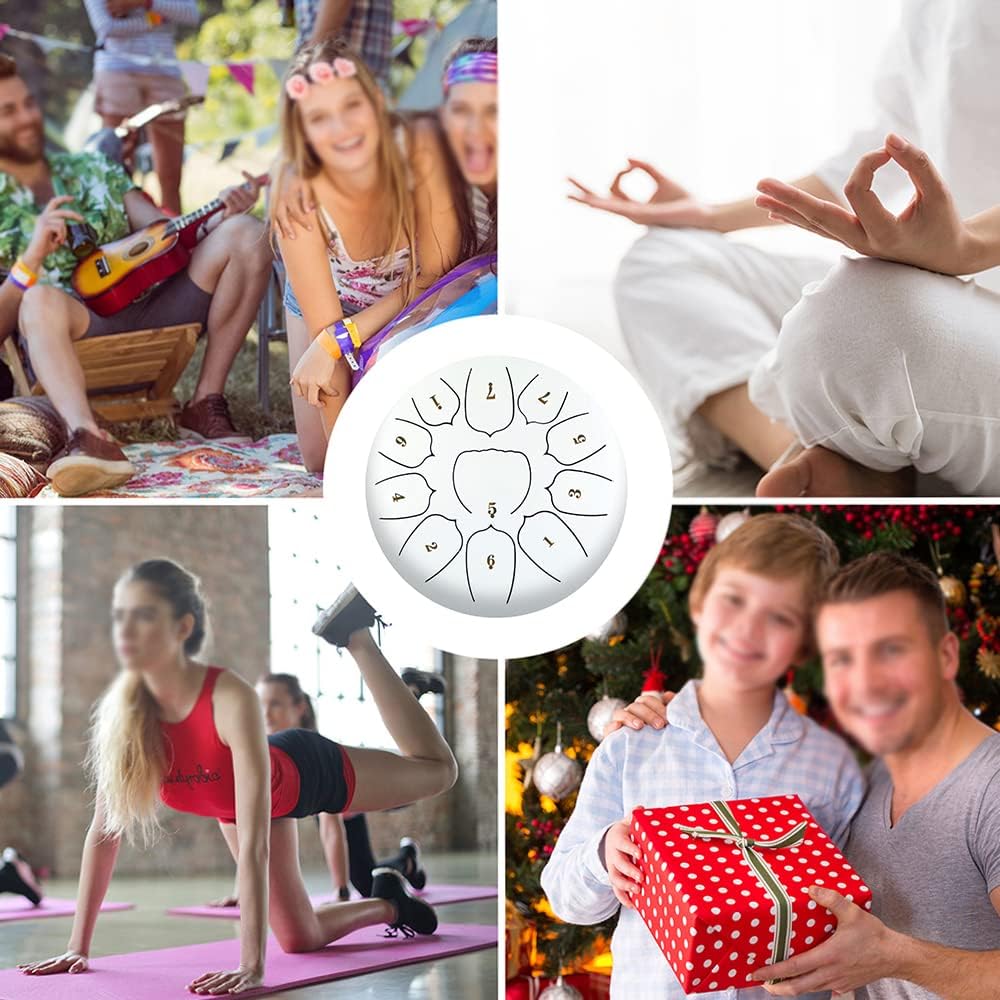 15 cm (6 inches) Steel Tongue Drum, Musical Instrument