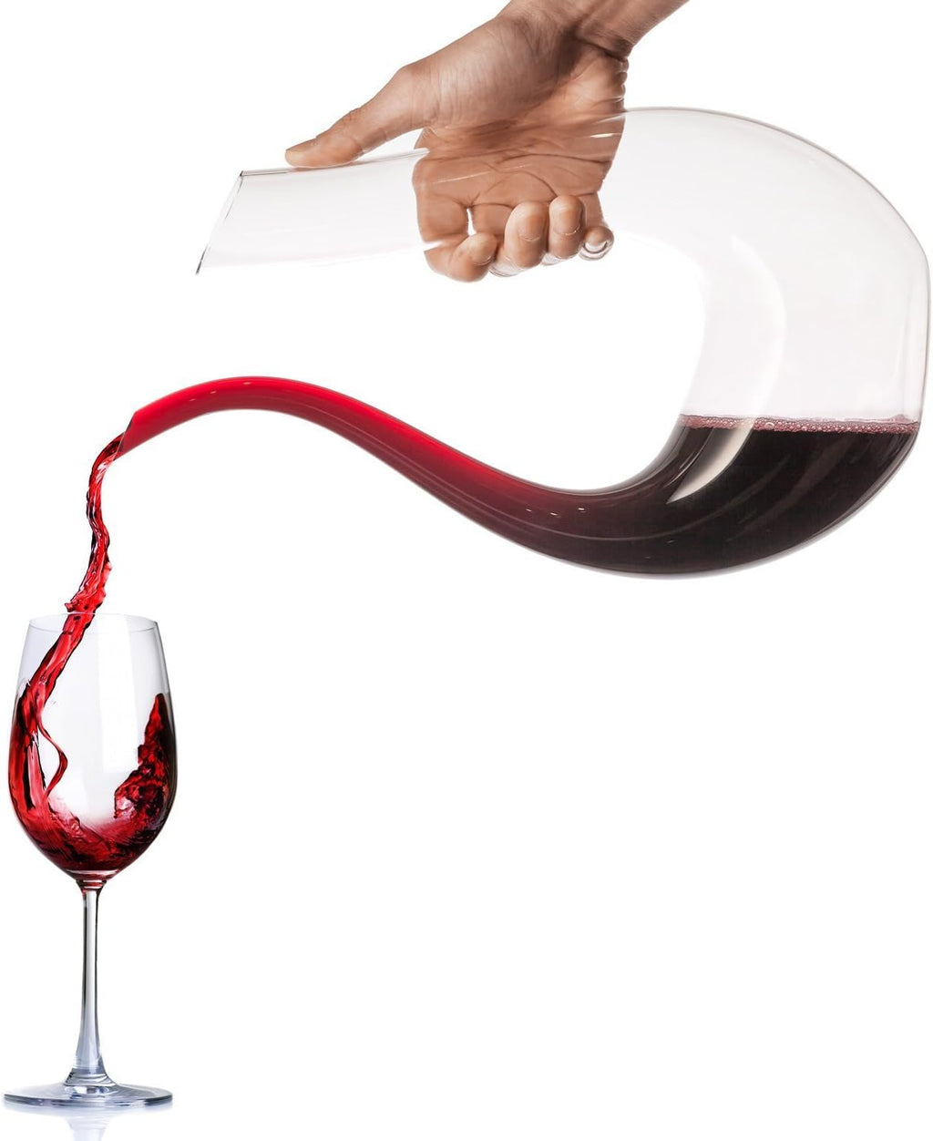Wine Decanter, Lead-Free Crystal Red Wine Decanter, Wine Gift (1200 ml)