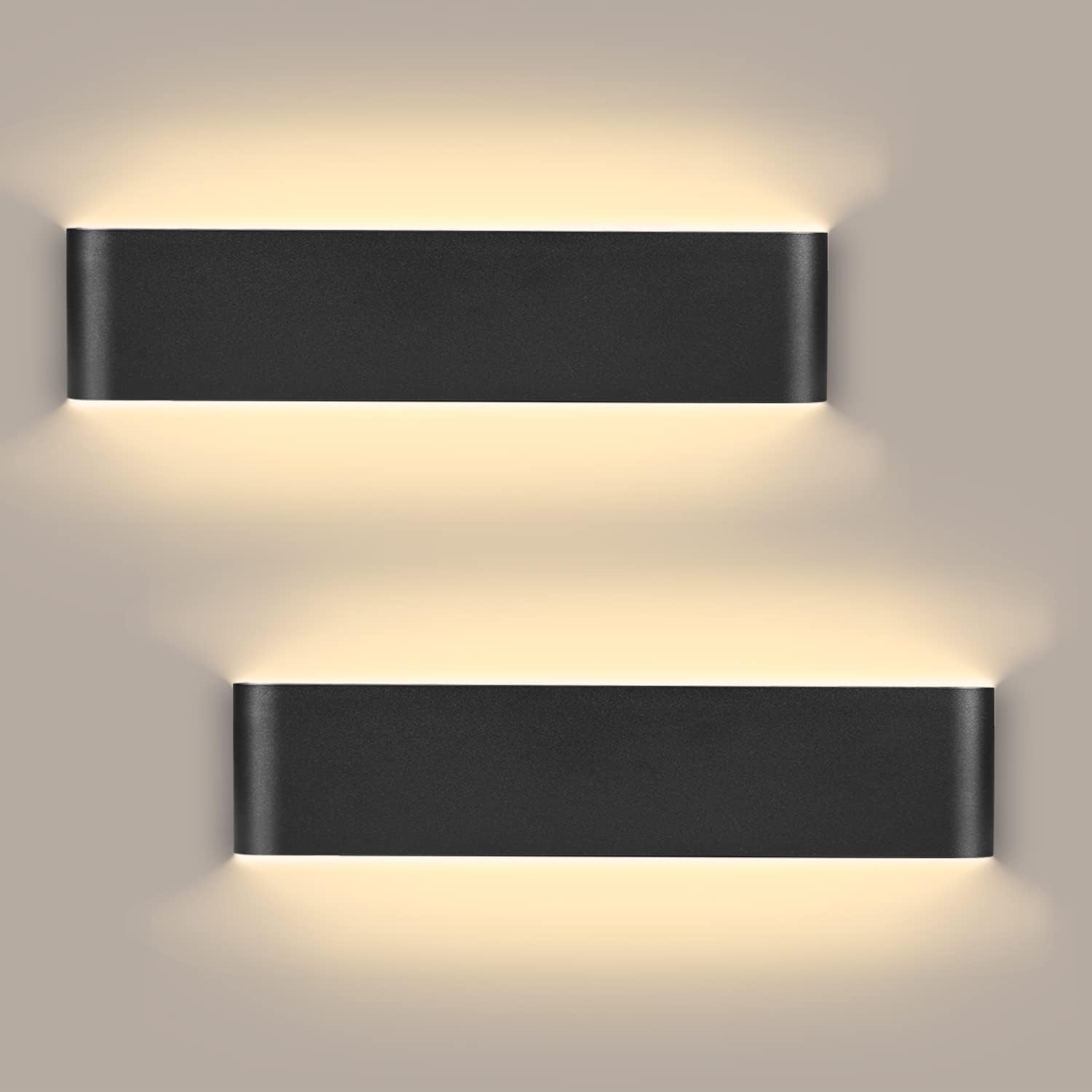 Applique murale intérieure : Murale à bande LED ultra-mince et moderne — Convient à divers environnements, éclairage à trois tons