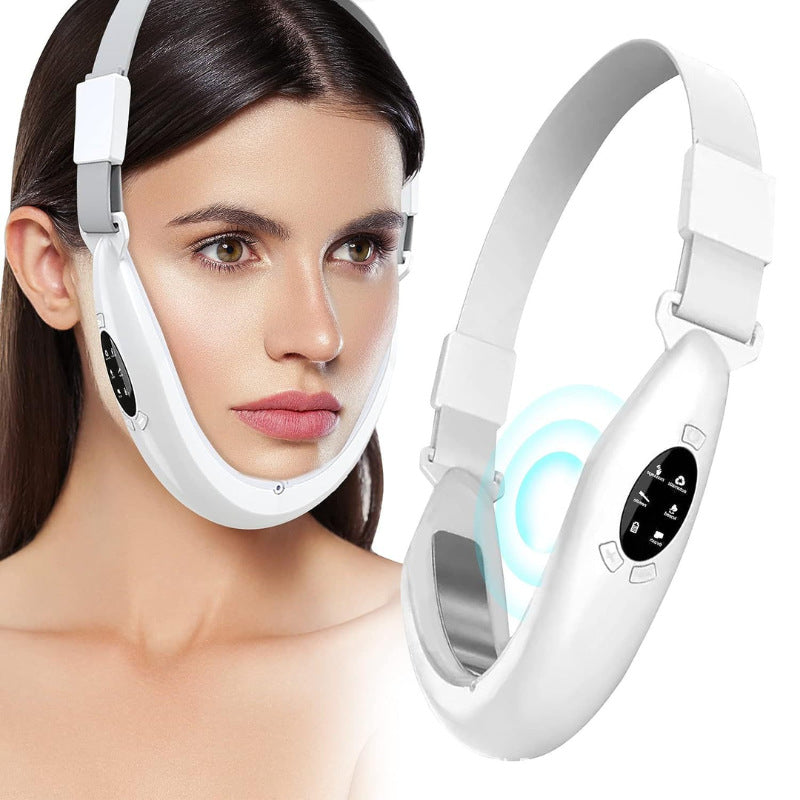 Dispositivo de modelado de barbilla, dispositivo de lifting y reafirmación facial, masajeador de cuello con terapia de luz LED